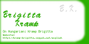 brigitta kramp business card